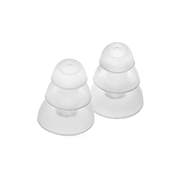 ER38-18CL - Etymotic Clear 3-Flanged Eartips (5prs)
