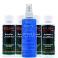 Blue Magic Waterbed Vinyl Cleaner 250ml and 4xConditioner 118ml